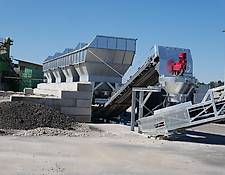 Reihendoseur/Dosiertechnik Mineralgemische Dosieranlage Semimobil Mineralstoffe