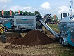 Siebanlage Vermietung Gremac Trommelsiebanlage