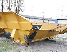 Caterpillar dump truck body KIPPER TIPPER BODY DUMPER CATERPILLAR CAT 735 FLAP DOOR
